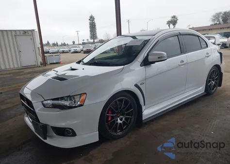 2015 Mitsubishi Lancer Evolution Final Edition z USA, uszkodzony, nr VIN JA32W7FV5FU027696